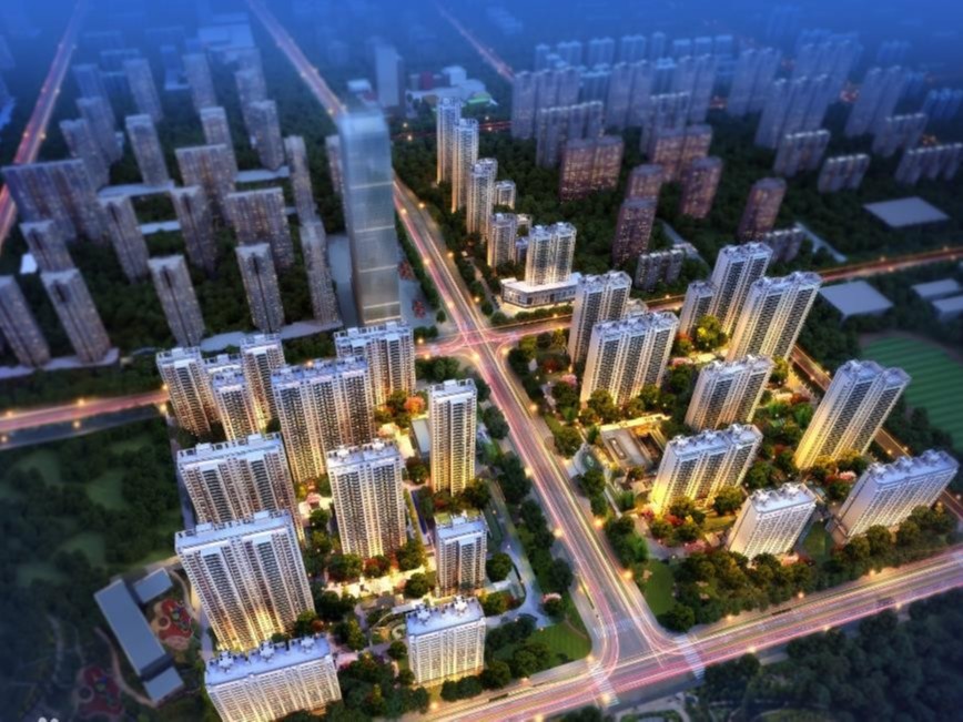 西安万科翡翠国宾选用bg大游轻质抹灰石膏